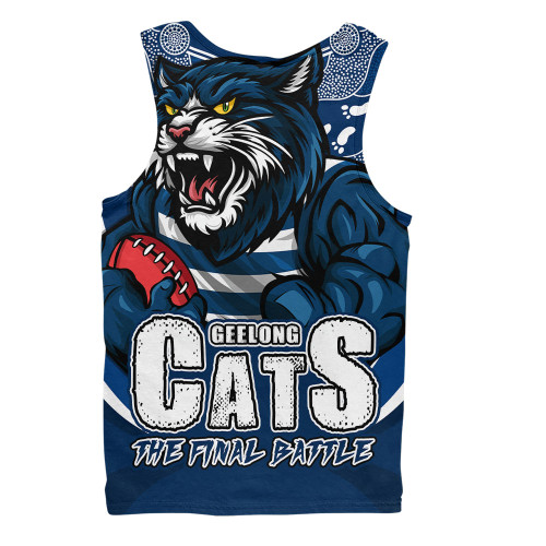 Geelong Cats Men Singlet Final Clash Battle Edition
