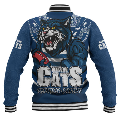 Geelong Cats Baseball Jacket Final Clash Battle Edition Geelong Cats Baseball Jacket Final Clash Battle Edition
