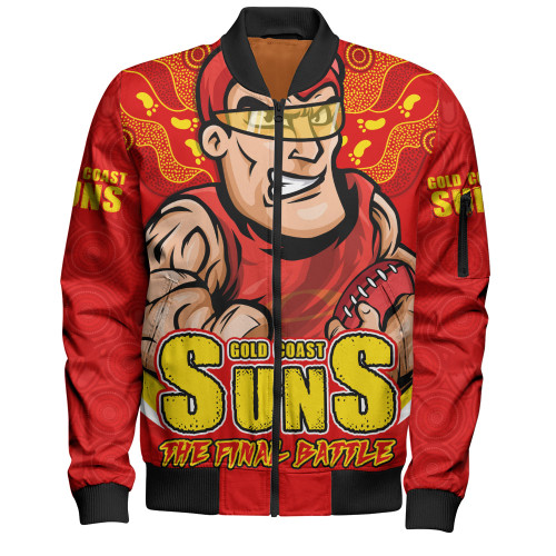 Gold Coast SUNS Bomber Jacket Final Clash Battle Edition Gold Coast SUNS Bomber Jacket Final Clash Battle Edition