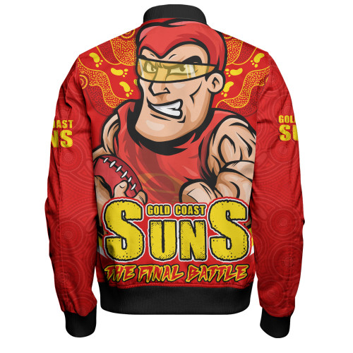 Gold Coast SUNS Bomber Jacket Final Clash Battle Edition Gold Coast SUNS Bomber Jacket Final Clash Battle Edition