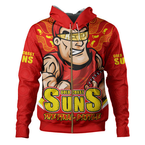 Gold Coast SUNS Hoodie Final Clash Battle Edition