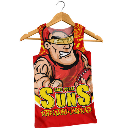 Gold Coast SUNS Men Singlet Final Clash Battle Edition