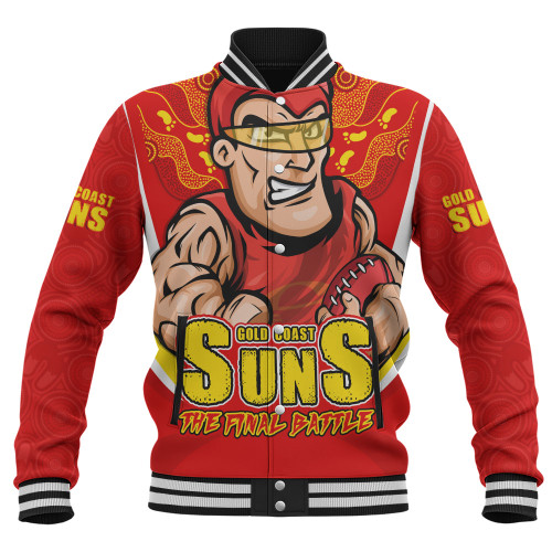 Gold Coast SUNS Baseball Jacket Final Clash Battle Edition Gold Coast SUNS Baseball Jacket Final Clash Battle Edition