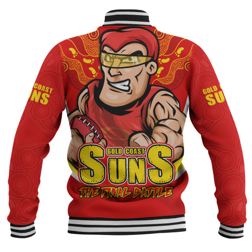 Gold Coast SUNS Baseball Jacket Final Clash Battle Edition Gold Coast SUNS Baseball Jacket Final Clash Battle Edition