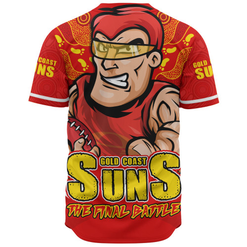 Gold Coast SUNS Baseball Shirt Final Clash Battle Edition