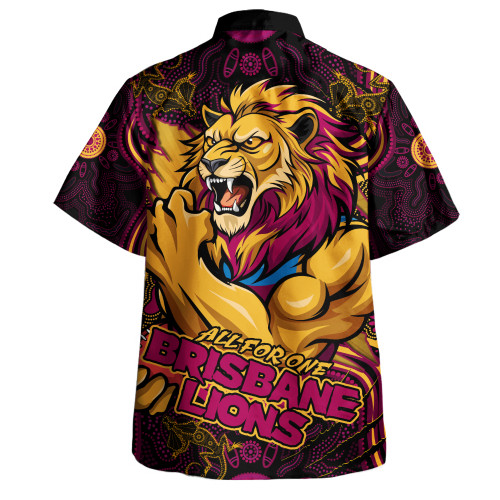 Brisbane Lions Hawaiian Shirt Spirit Warriors Of The Game Brisbane Lions Hawaiian Shirt Spirit Warriors Of The Game