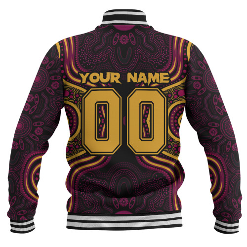 Brisbane Lions Baseball Jacket Spirit Warriors Of The Game