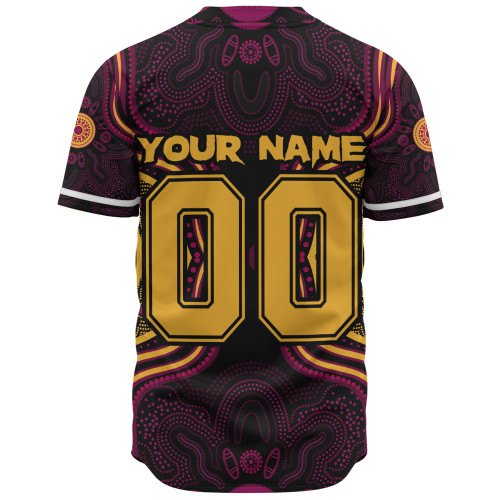 Brisbane Lions Baseball Shirt Spirit Warriors Of The Game