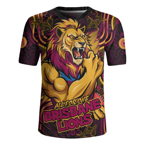 Brisbane Lions Rugby Jersey Spirit Warriors Of The Game