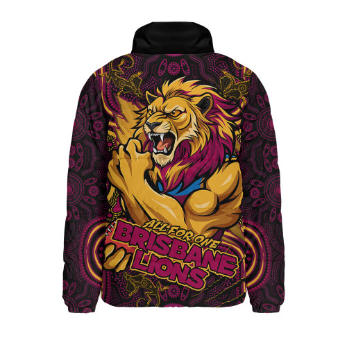 Brisbane Lions Padded Jacket Spirit Warriors Of The Game