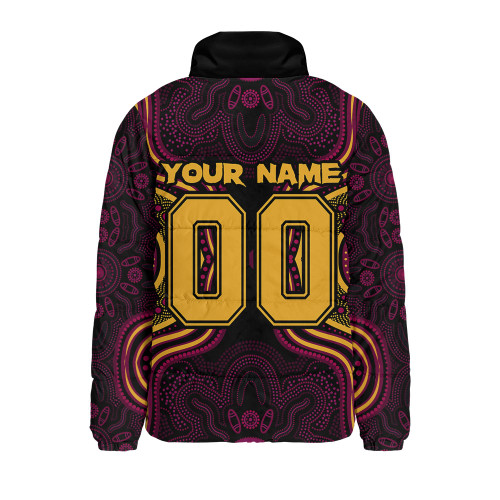 Brisbane Lions Padded Jacket Spirit Warriors Of The Game