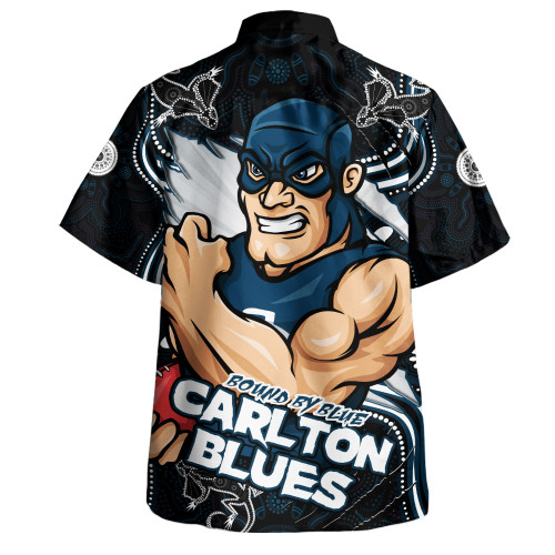 Carlton Hawaiian Shirt Spirit Warriors Of The Game