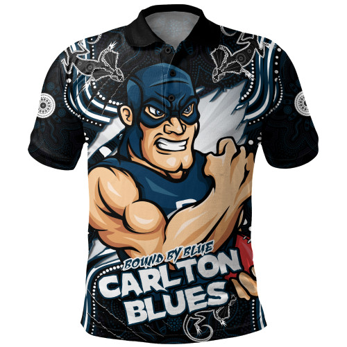 Carlton Polo Shirt Spirit Warriors Of The Game