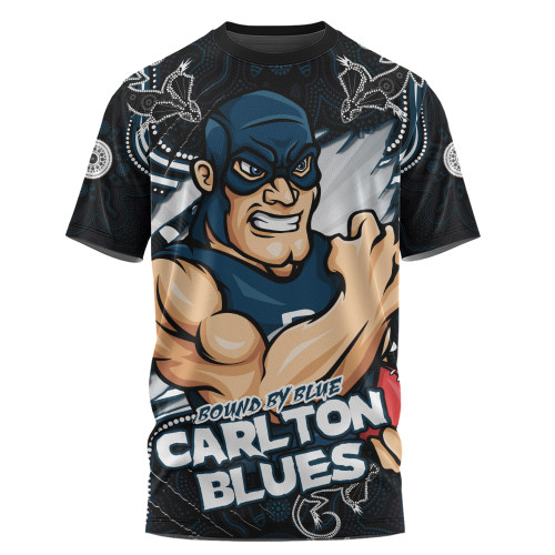 Carlton T-Shirt Spirit Warriors Of The Game Carlton T-Shirt Spirit Warriors Of The Game