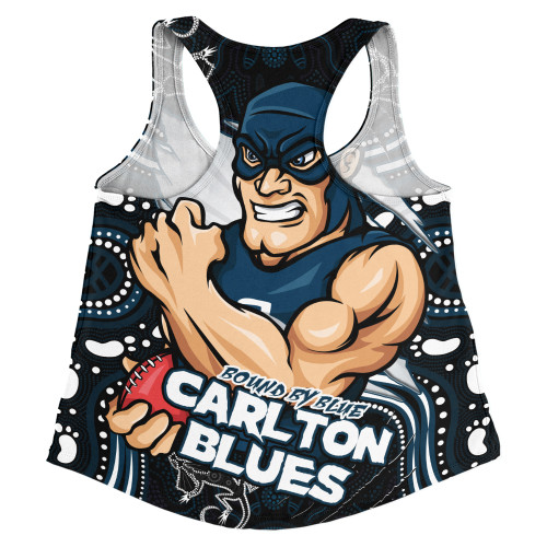 Carlton Women Racerback Singlet Spirit Warriors Of The Game