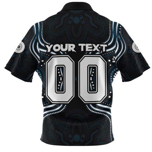 Carlton Zip Polo Shirt Spirit Warriors Of The Game