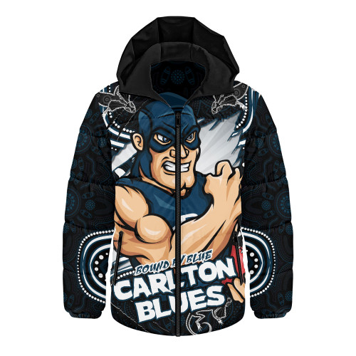 Carlton Hooded Padded Jacket Spirit Warriors Of The Game Carlton Hooded Padded Jacket Spirit Warriors Of The Game