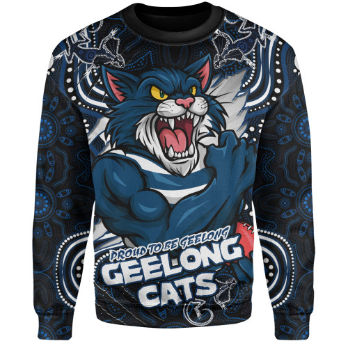 Geelong Cats Sweatshirt Spirit Warriors Of The Game