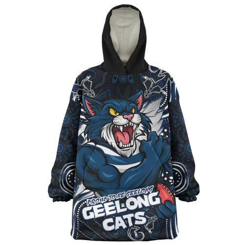 Geelong Cats Snug Hoodie Spirit Warriors Of The Game