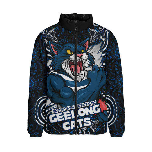 Geelong Cats Padded Jacket Spirit Warriors Of The Game