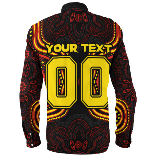 Gold Coast SUNS Long Sleeve Shirt Spirit Warriors Of The Game