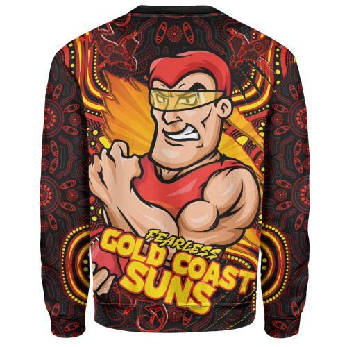 Gold Coast SUNS Sweatshirt Spirit Warriors Of The Game