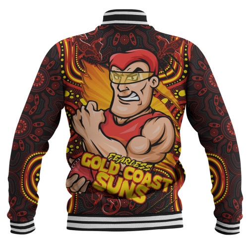 Gold Coast SUNS Baseball Jacket Spirit Warriors Of The Game