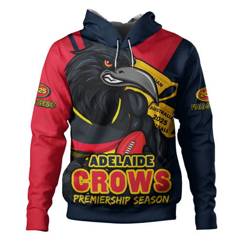 Adelaide Crows Hoodie Australian Football Finals Premiership Spirit Adelaide Crows Hoodie Australian Football Finals Premiership Spirit