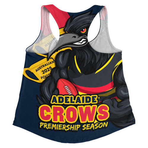 Adelaide Crows Women Racerback Singlet Australian Football Finals Premiership Spirit Adelaide Crows Women Racerback Singlet Australian Football Finals Premiership Spirit