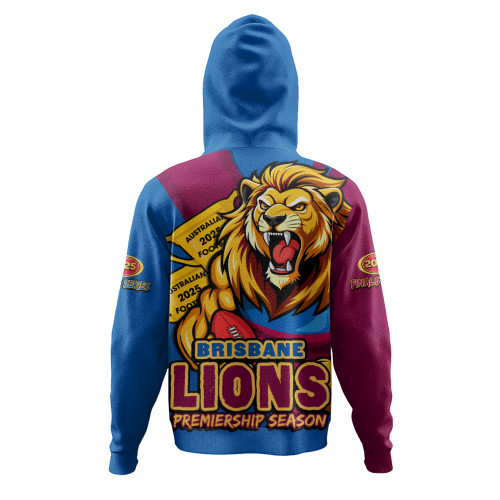 Brisbane Lions Hoodie Australian Football Finals Premiership Spirit