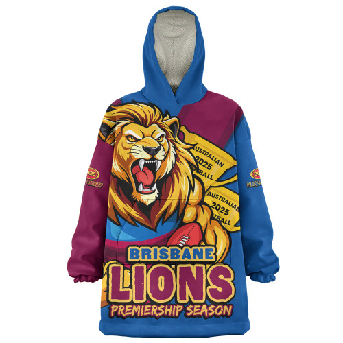 Brisbane Lions Snug Hoodie Australian Football Finals Premiership Spirit