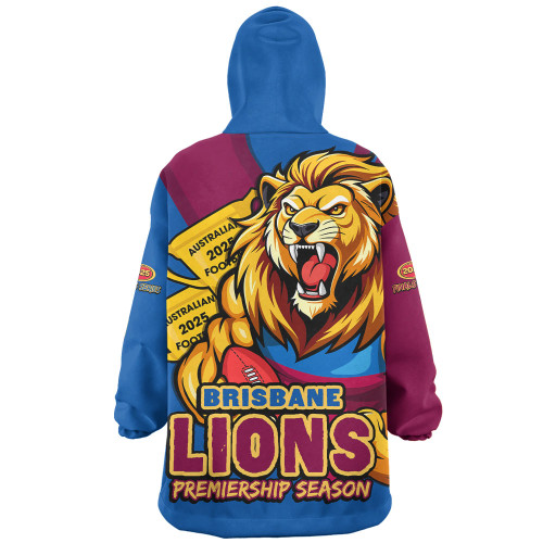 Brisbane Lions Snug Hoodie Australian Football Finals Premiership Spirit Brisbane Lions Snug Hoodie Australian Football Finals Premiership Spirit
