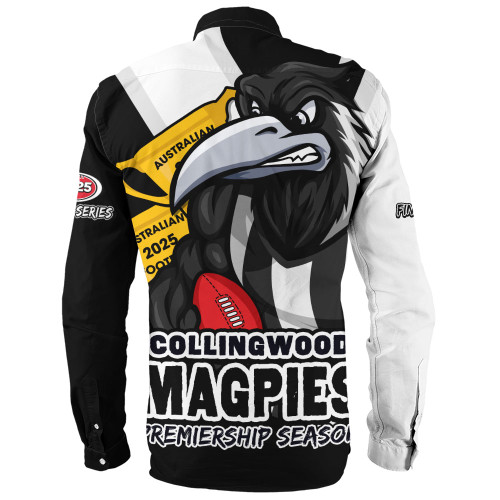 Collingwood Long Sleeve Shirt Australian Football Finals Premiership Spirit Collingwood Long Sleeve Shirt Australian Football Finals Premiership Spirit