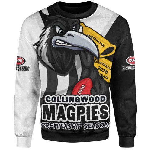 Collingwood Sweatshirt Australian Football Finals Premiership Spirit