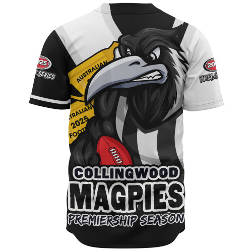 Collingwood Baseball Shirt Australian Football Finals Premiership Spirit