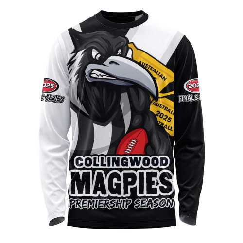 Collingwood Long Sleeve T-shirt Australian Football Finals Premiership Spirit