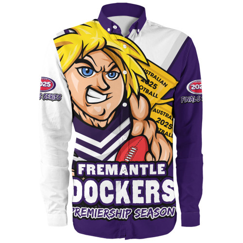 Fremantle Long Sleeve Shirt Australian Football Finals Premiership Spirit