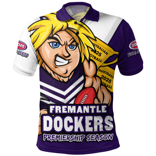 Fremantle Polo Shirt Australian Football Finals Premiership Spirit Fremantle Polo Shirt Australian Football Finals Premiership Spirit