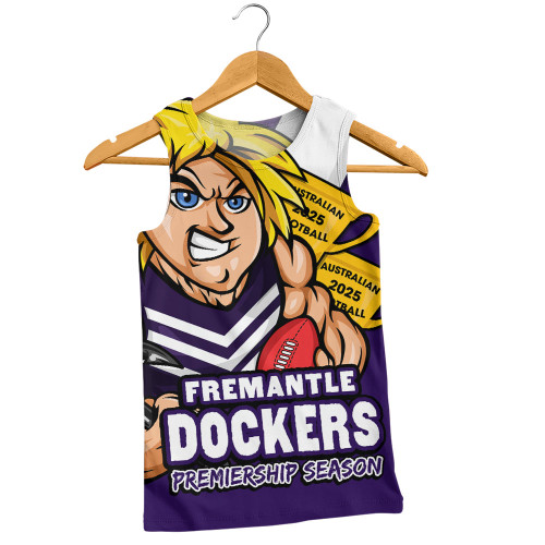 Fremantle Men Singlet Australian Football Finals Premiership Spirit
