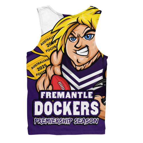 Fremantle Men Singlet Australian Football Finals Premiership Spirit Fremantle Men Singlet Australian Football Finals Premiership Spirit