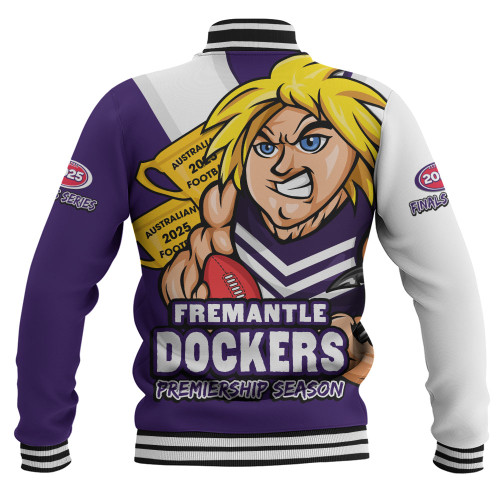 Fremantle Baseball Jacket Australian Football Finals Premiership Spirit Fremantle Baseball Jacket Australian Football Finals Premiership Spirit