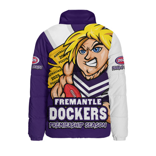 Fremantle Padded Jacket Australian Football Finals Premiership Spirit Fremantle Padded Jacket Australian Football Finals Premiership Spirit