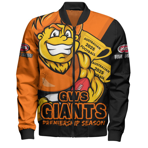 GWS GIANTS Bomber Jacket Australian Football Finals Premiership Spirit
