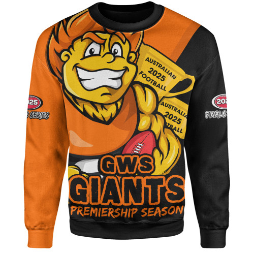 GWS GIANTS Sweatshirt Australian Football Finals Premiership Spirit