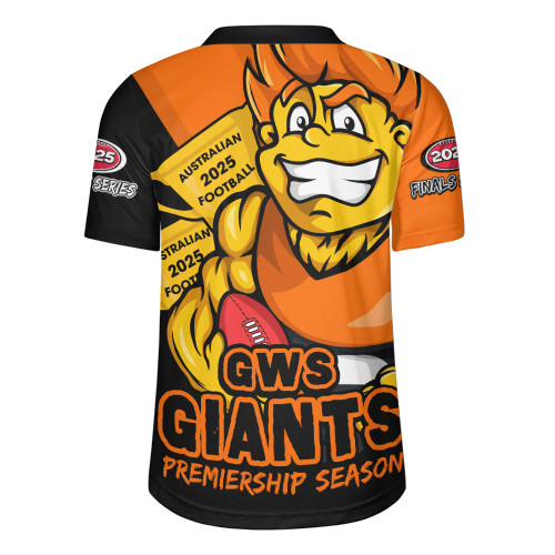 GWS GIANTS Rugby Jersey Australian Football Finals Premiership Spirit