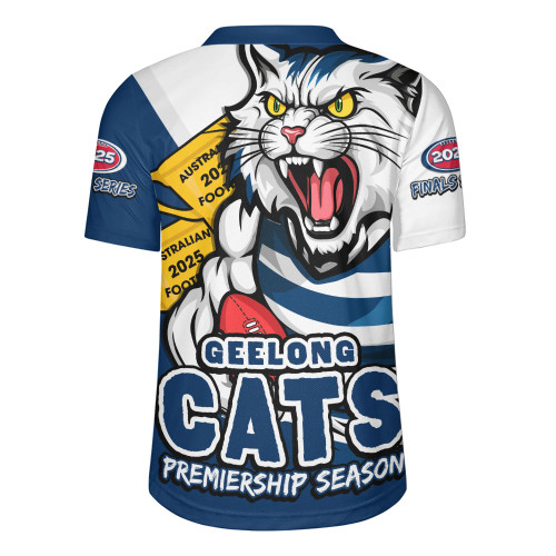 Geelong Cats Rugby Jersey Australian Football Finals Premiership Spirit