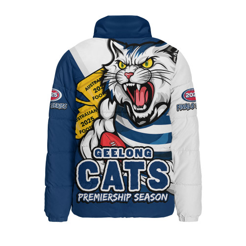 Geelong Cats Padded Jacket Australian Football Finals Premiership Spirit