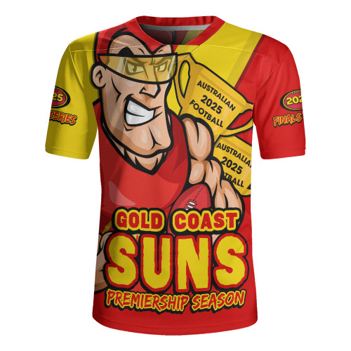 Gold Coast SUNS Rugby Jersey Australian Football Finals Premiership Spirit Gold Coast SUNS Rugby Jersey Australian Football Finals Premiership Spirit
