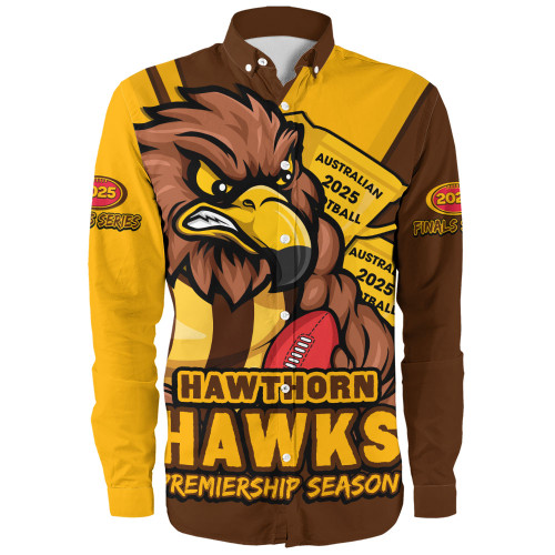 Hawthorn Long Sleeve Shirt Australian Football Finals Premiership Spirit