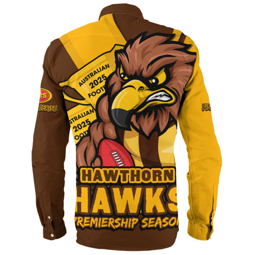 Hawthorn Long Sleeve Shirt Australian Football Finals Premiership Spirit